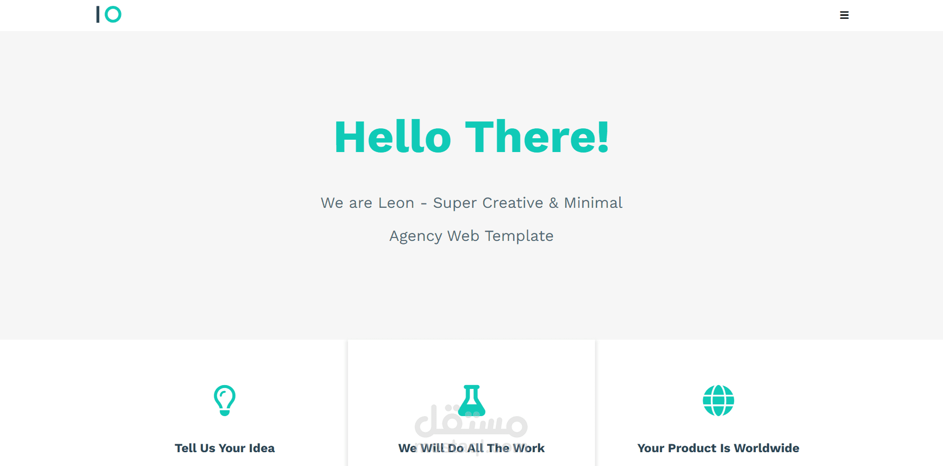 تطوير قالب ويب احترافي - Leon Template