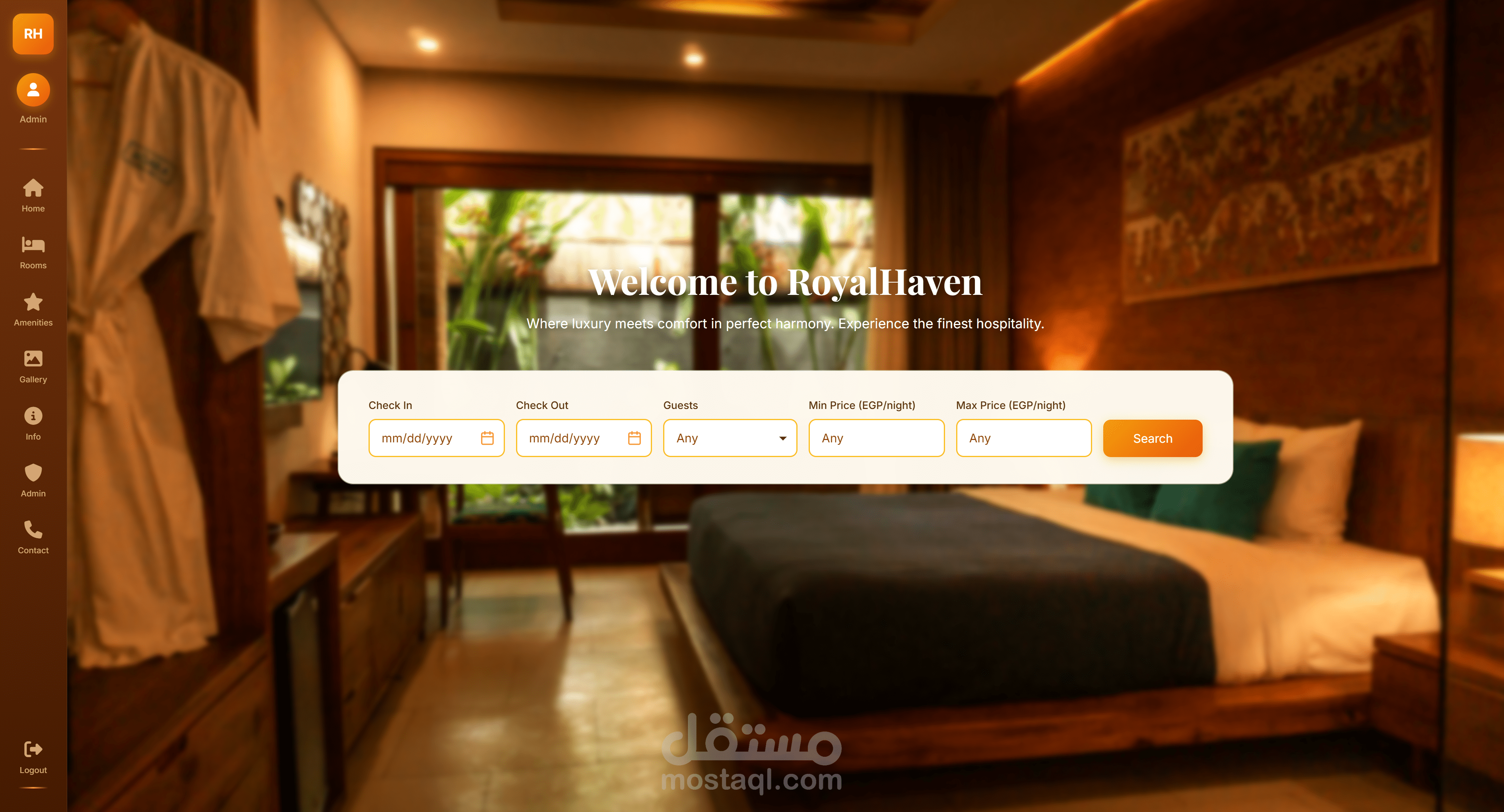 Bookify – نظام إدارة وحجز الفنادق