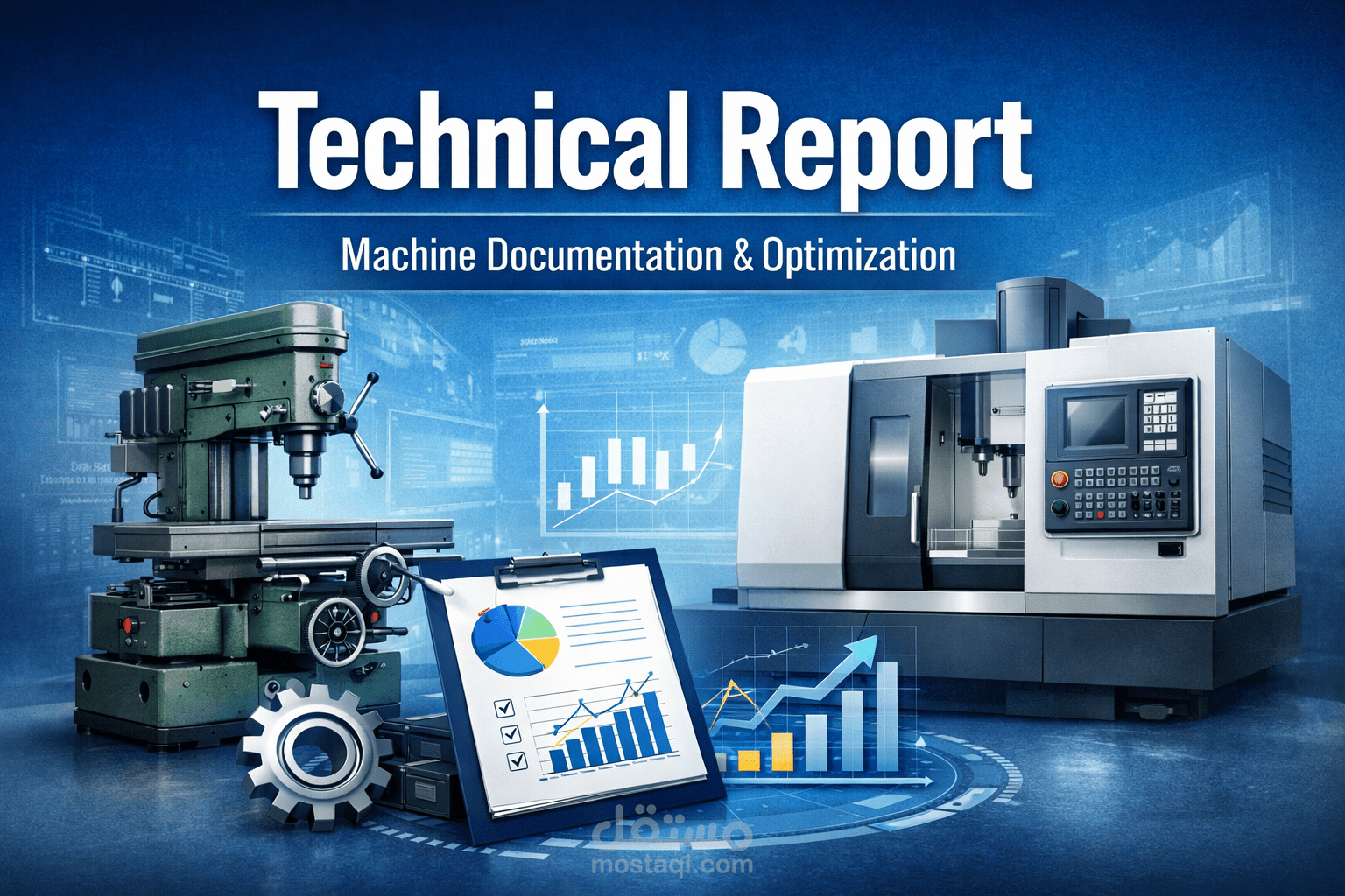 Technical Report وفق معايير الكتابة الفنية العالمية لتوثيق الماكينات وتحسين التشغيل لشركه (PVTD) الصناعيه