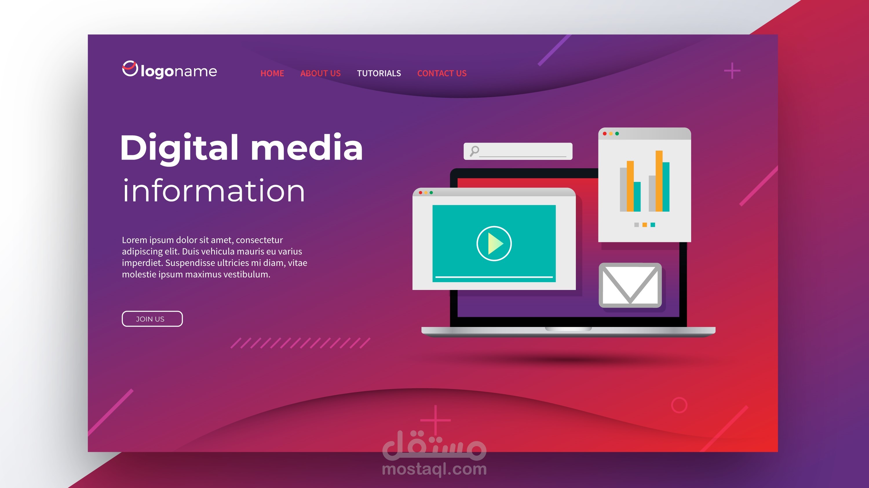 landing page