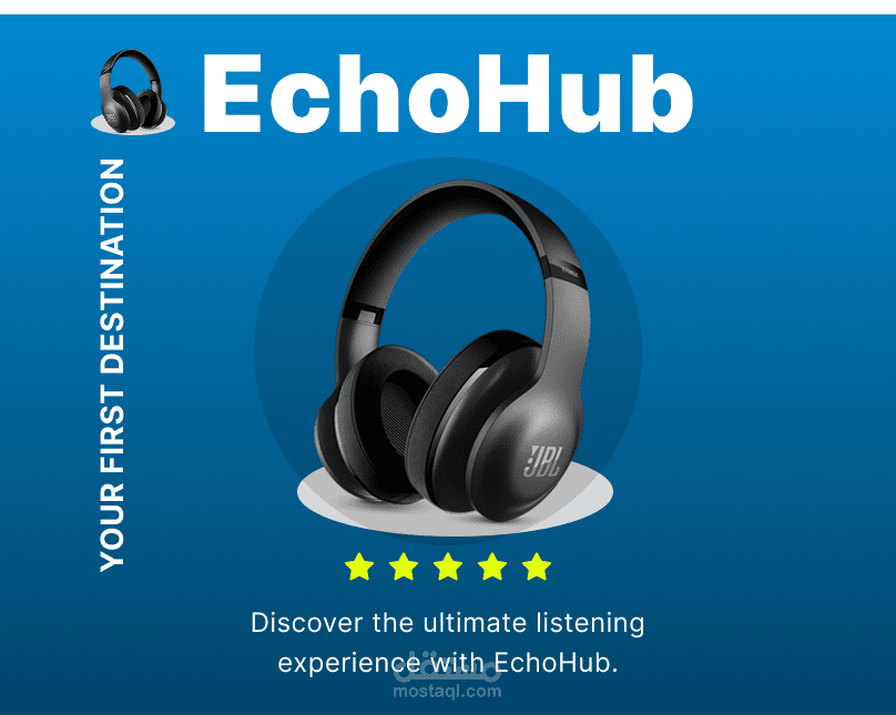 EchoHub is a modern and immersive web experience designed