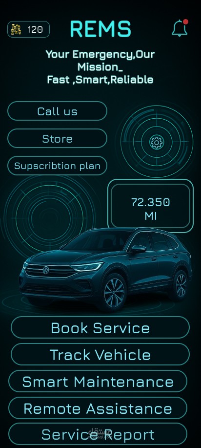 UX /UI Disign for REMS – User App– Technician App