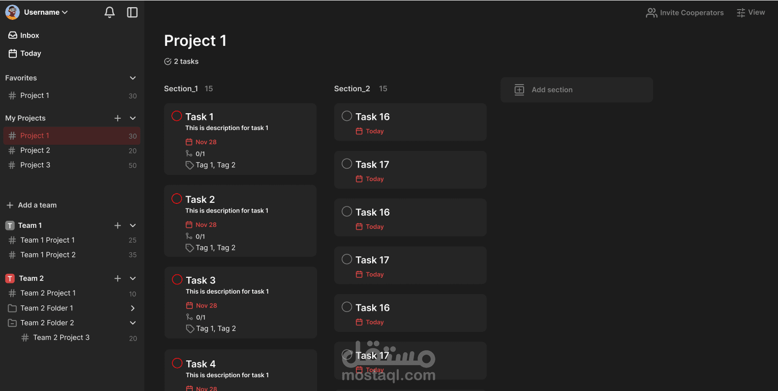 Todoist Clone — Software Engineering Pack