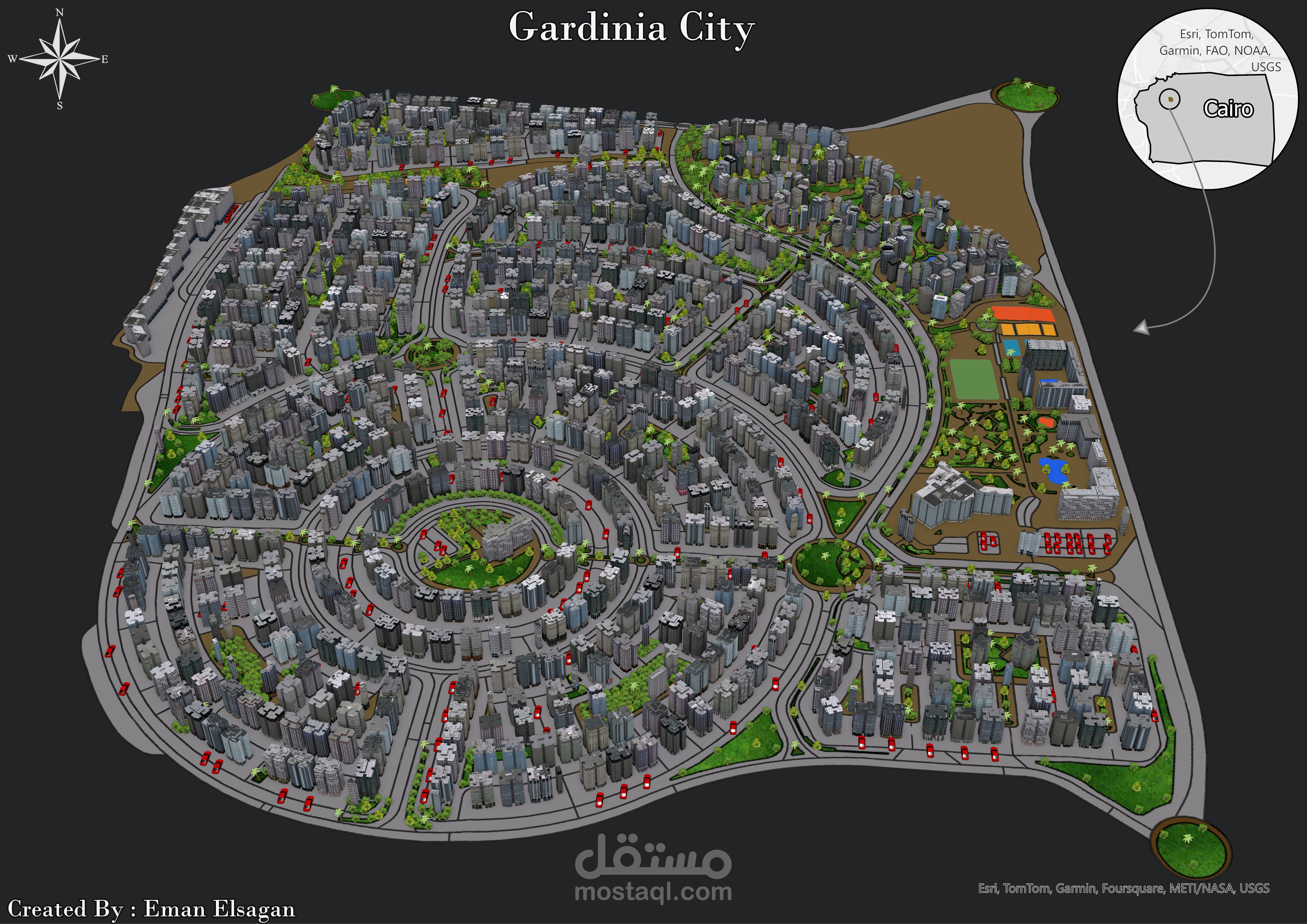 إعداد خرائط تفاعلية وخرائط ثلاثية الأبعاد (3D Maps)