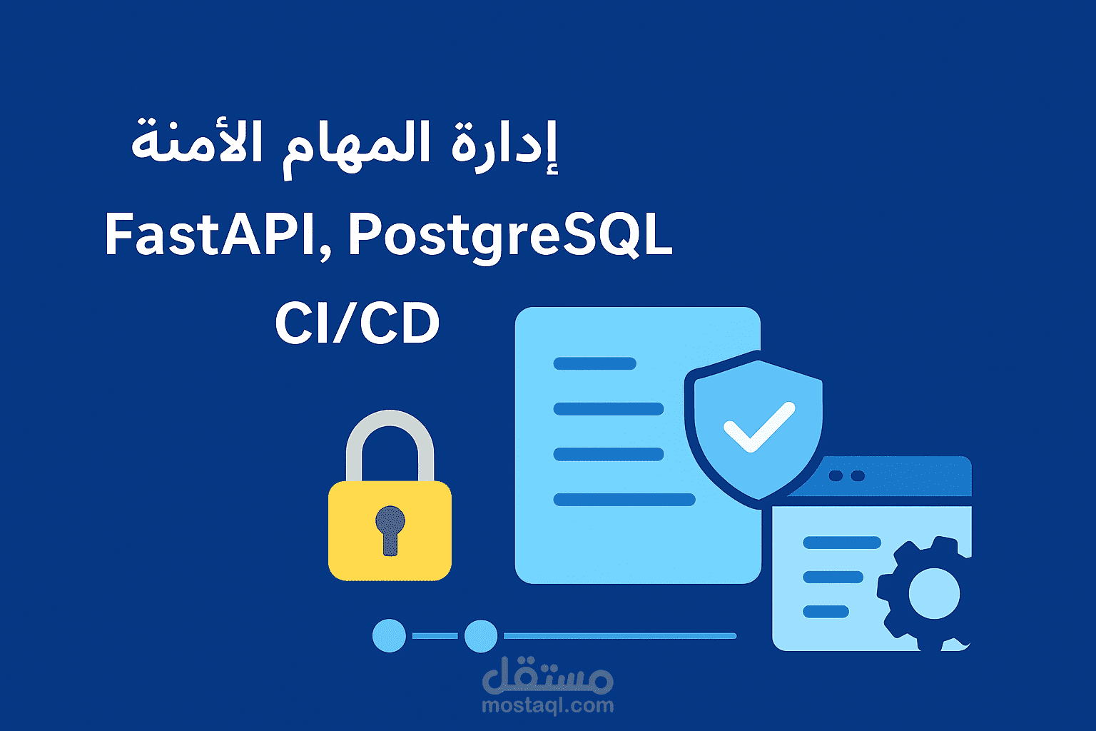 إدارة المهام الآمنة — واجهة برمجية FastAPI، PostgreSQL وأتمتة CI/CD