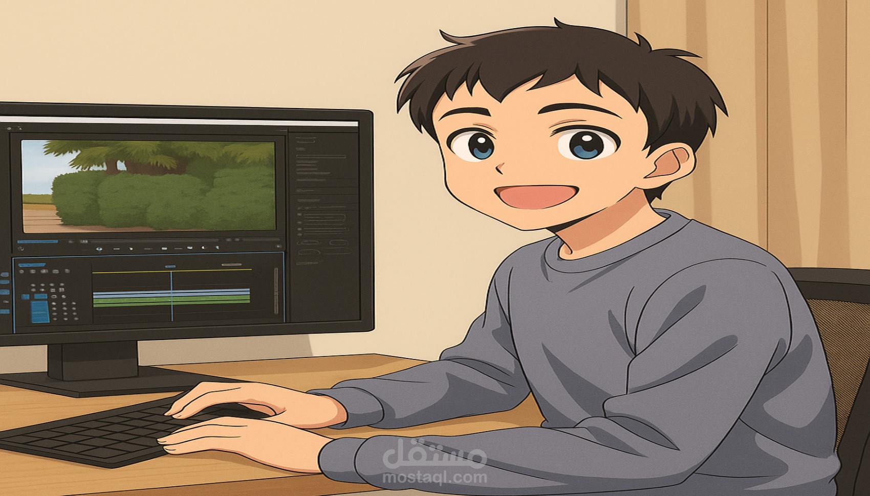 مونتاج فيديوهات بخبرة ثلاث سنوات