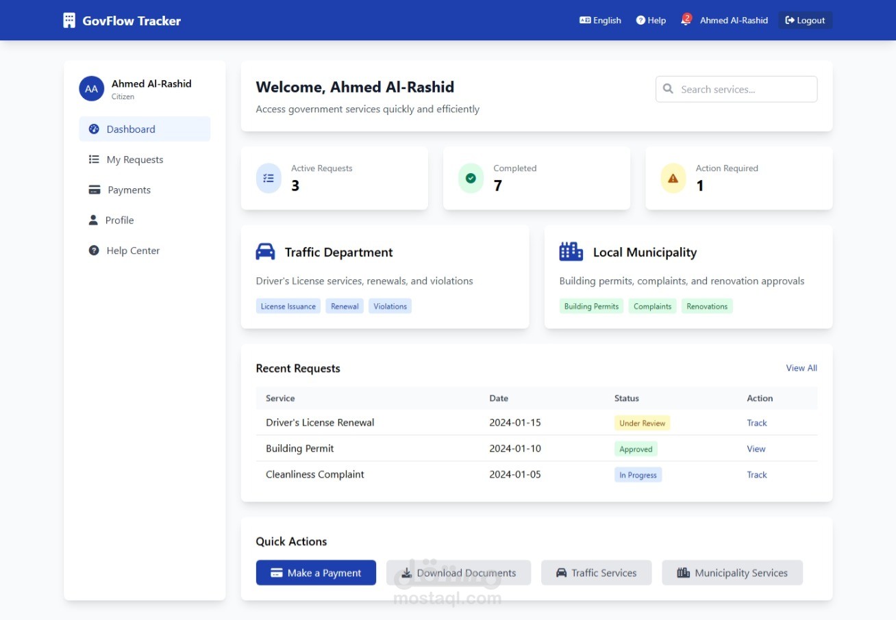 GovFlow Tracker
