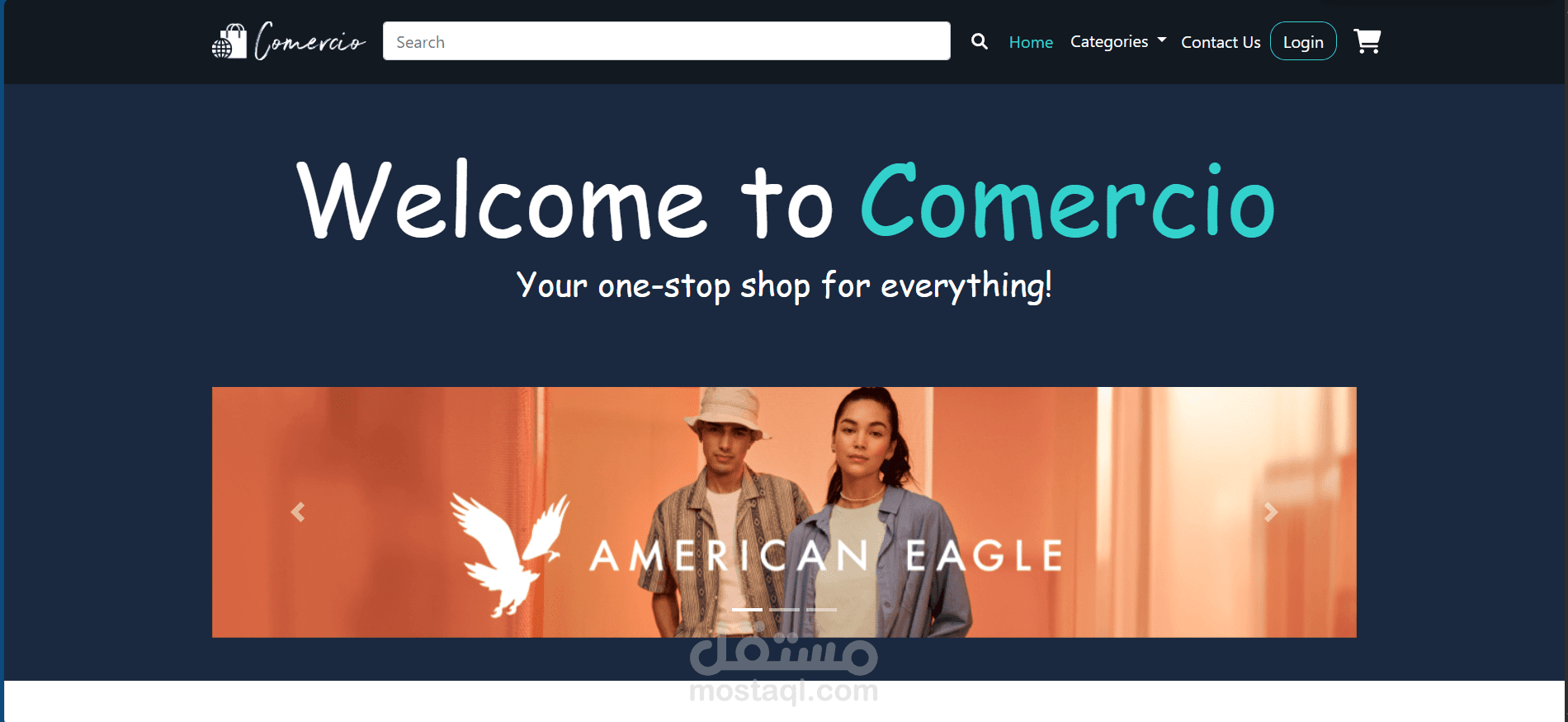 Comercio E-commerce Platform