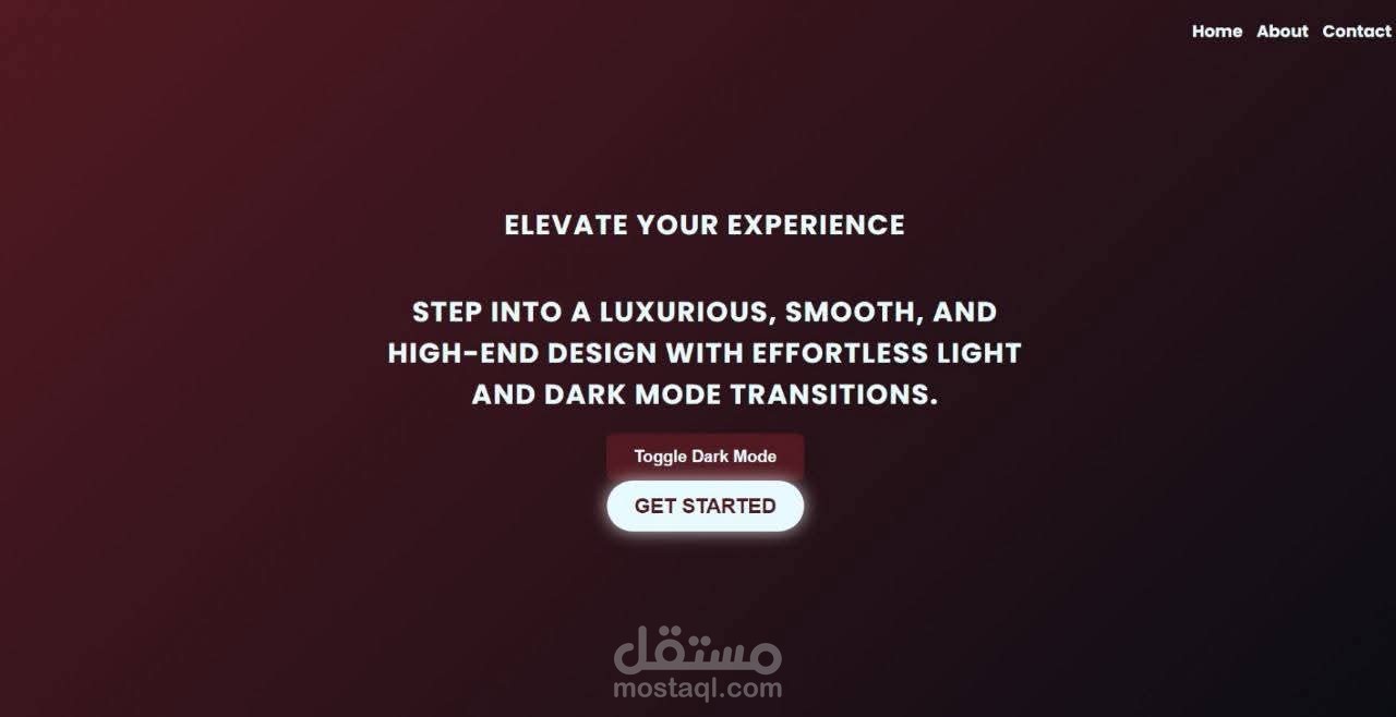 Landing page