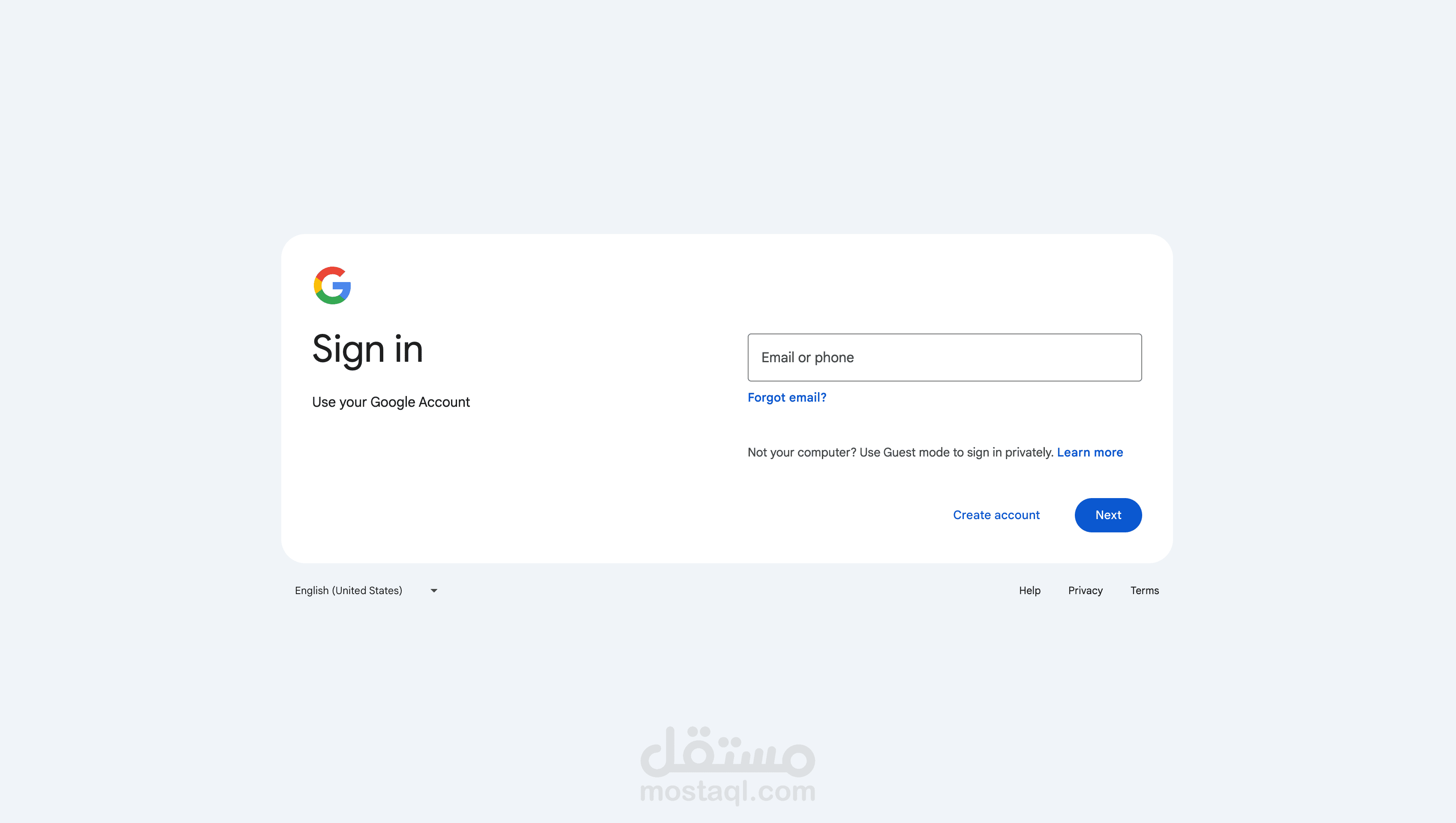 Google Login testing