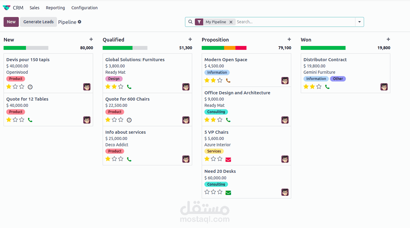 Odoo CRM