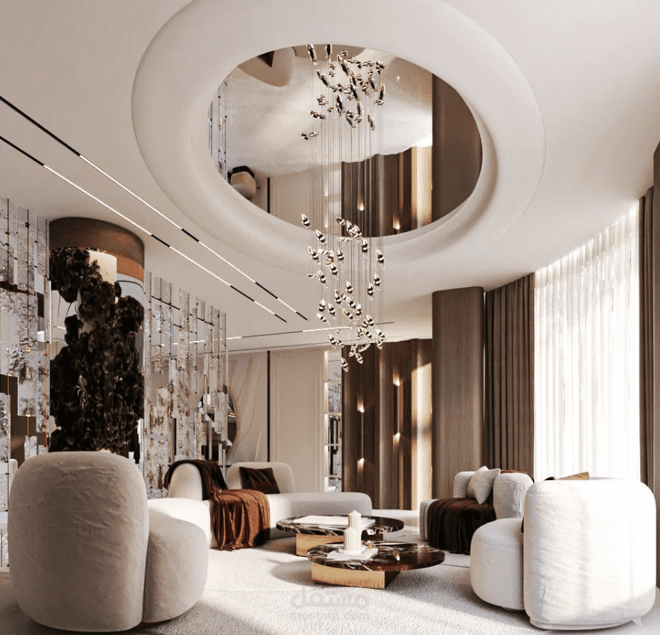 تصميم لغرفة معيشة