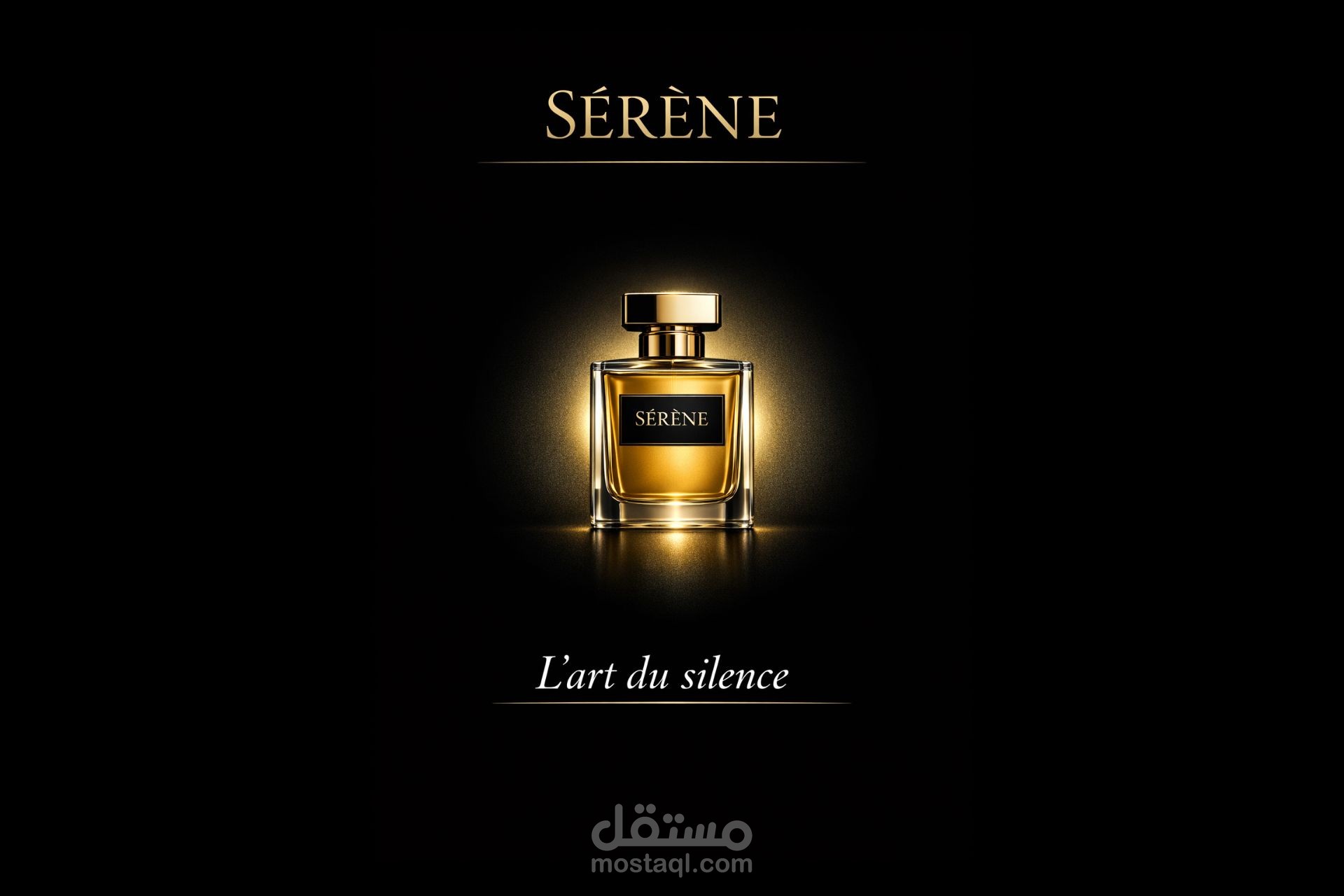 تصميم هوية بصرية فاخرة لعلامة عطور — SÉRÈNE