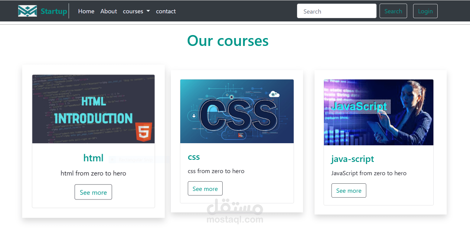 html,css,Bootstrap project