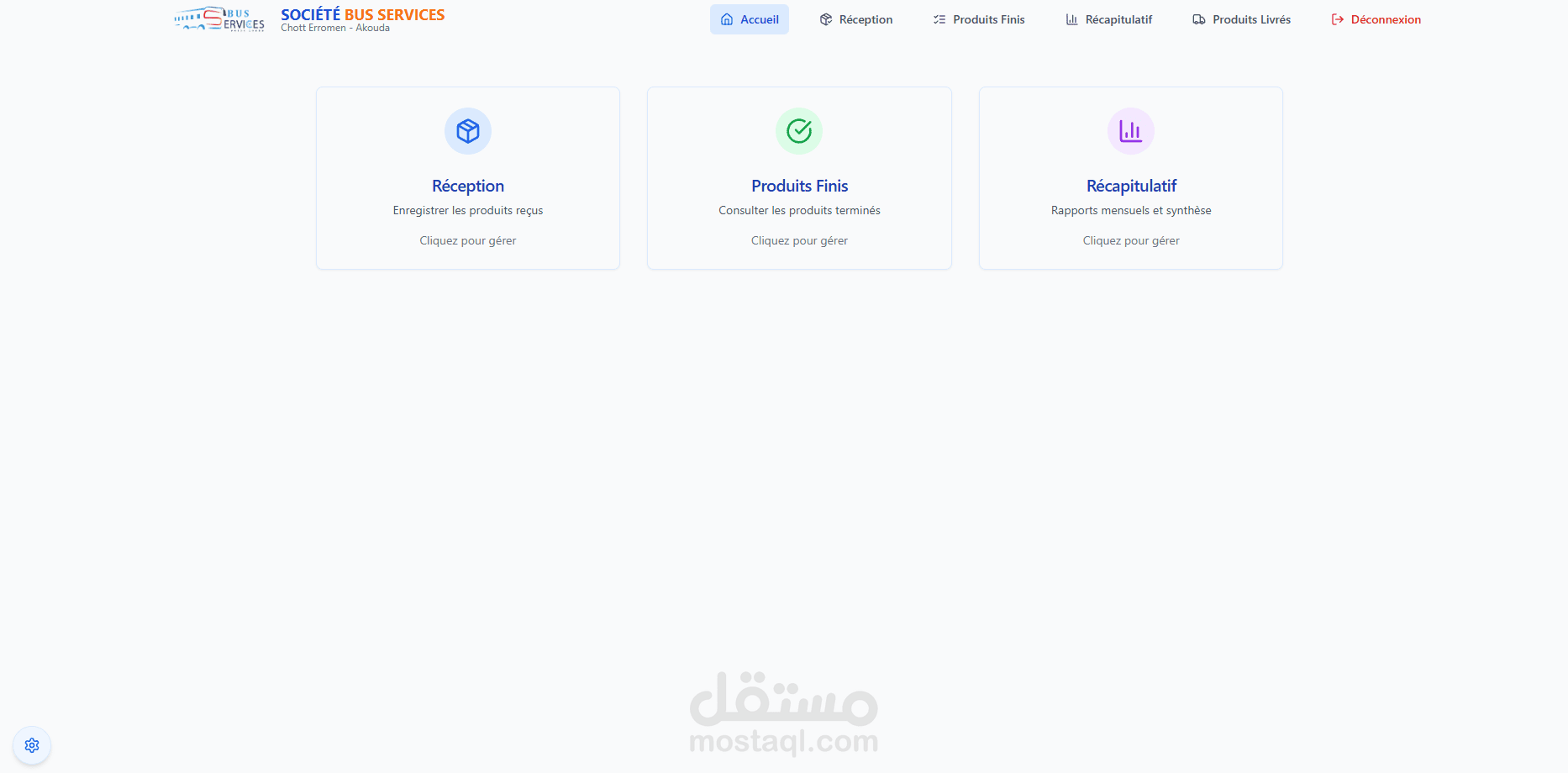 Bus Services Management Dashboard – React.js | Tailwind CSS
