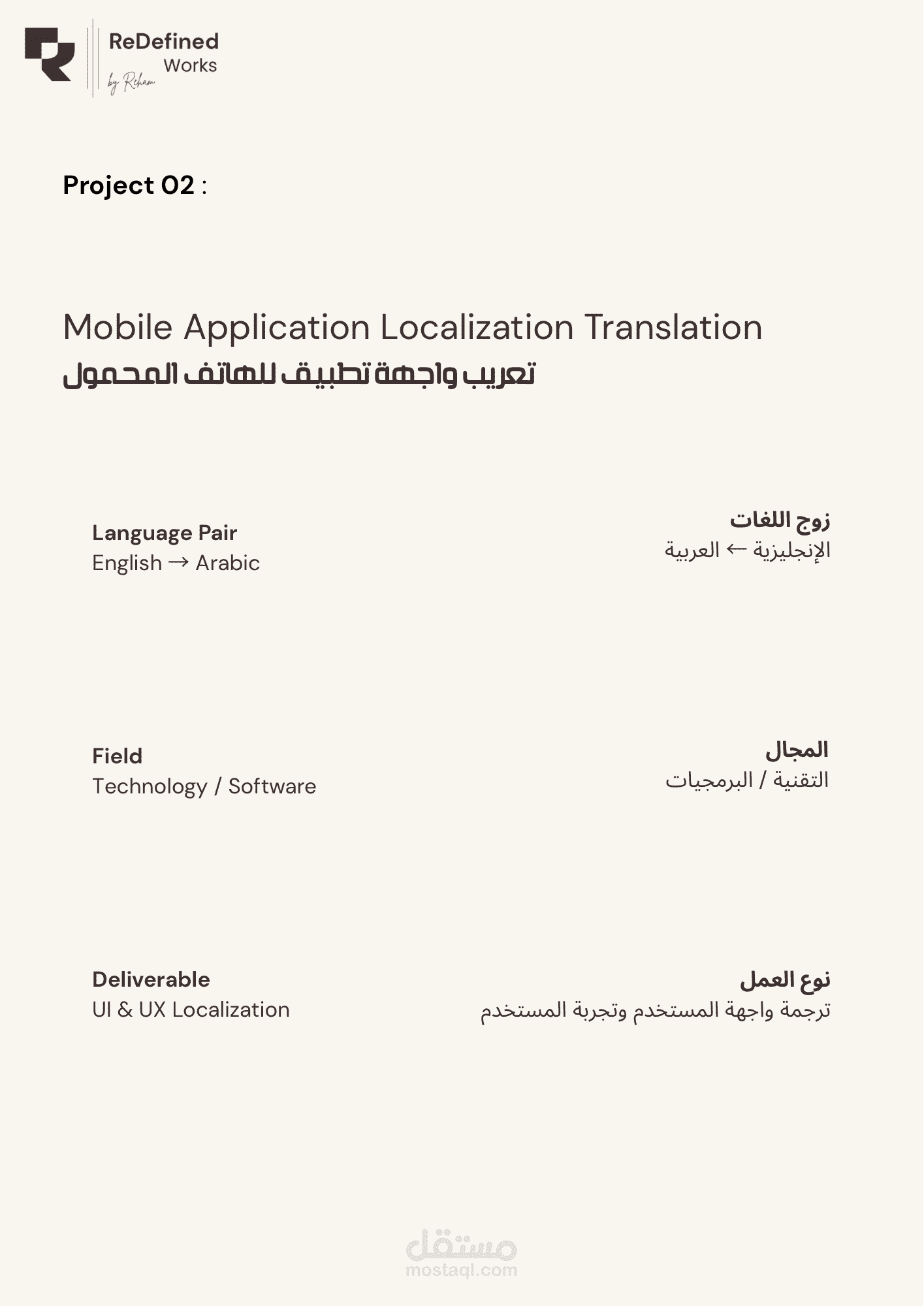ترجمة واجهة تطبيق