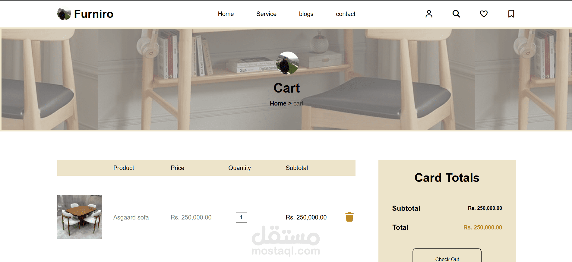 Furniro Website