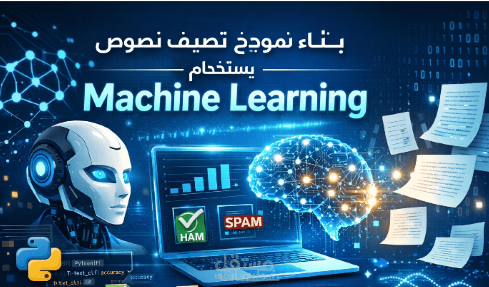 بناء نموذج تصنيف نصوص باستخدام Machine Learning