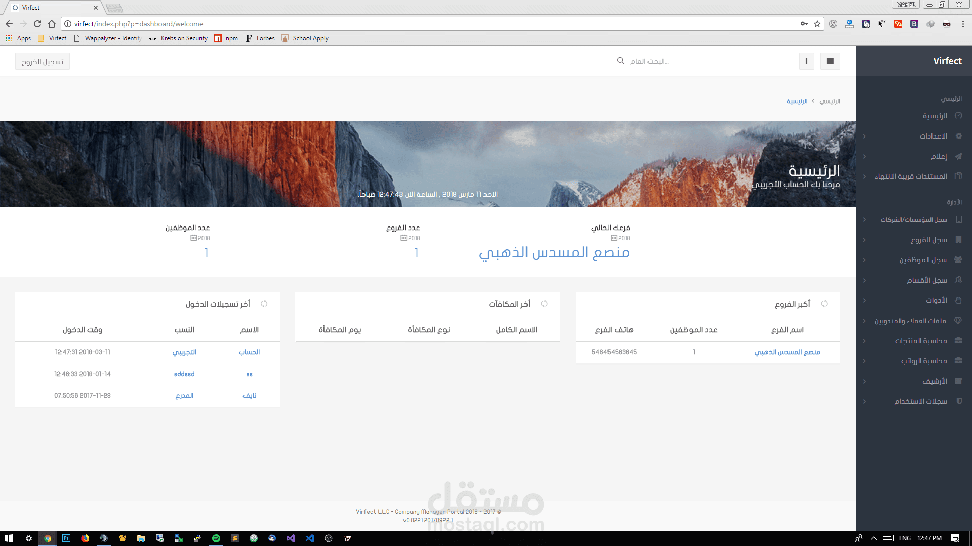ERP Software Virfect