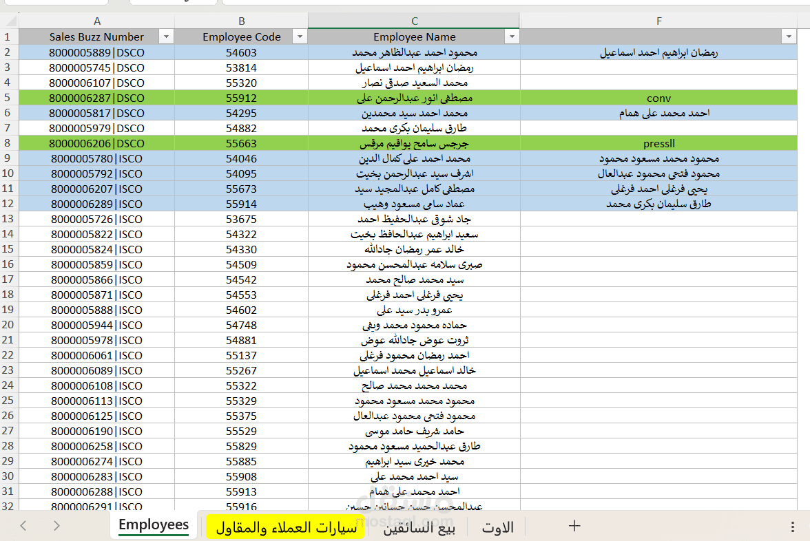 Employees Final Data