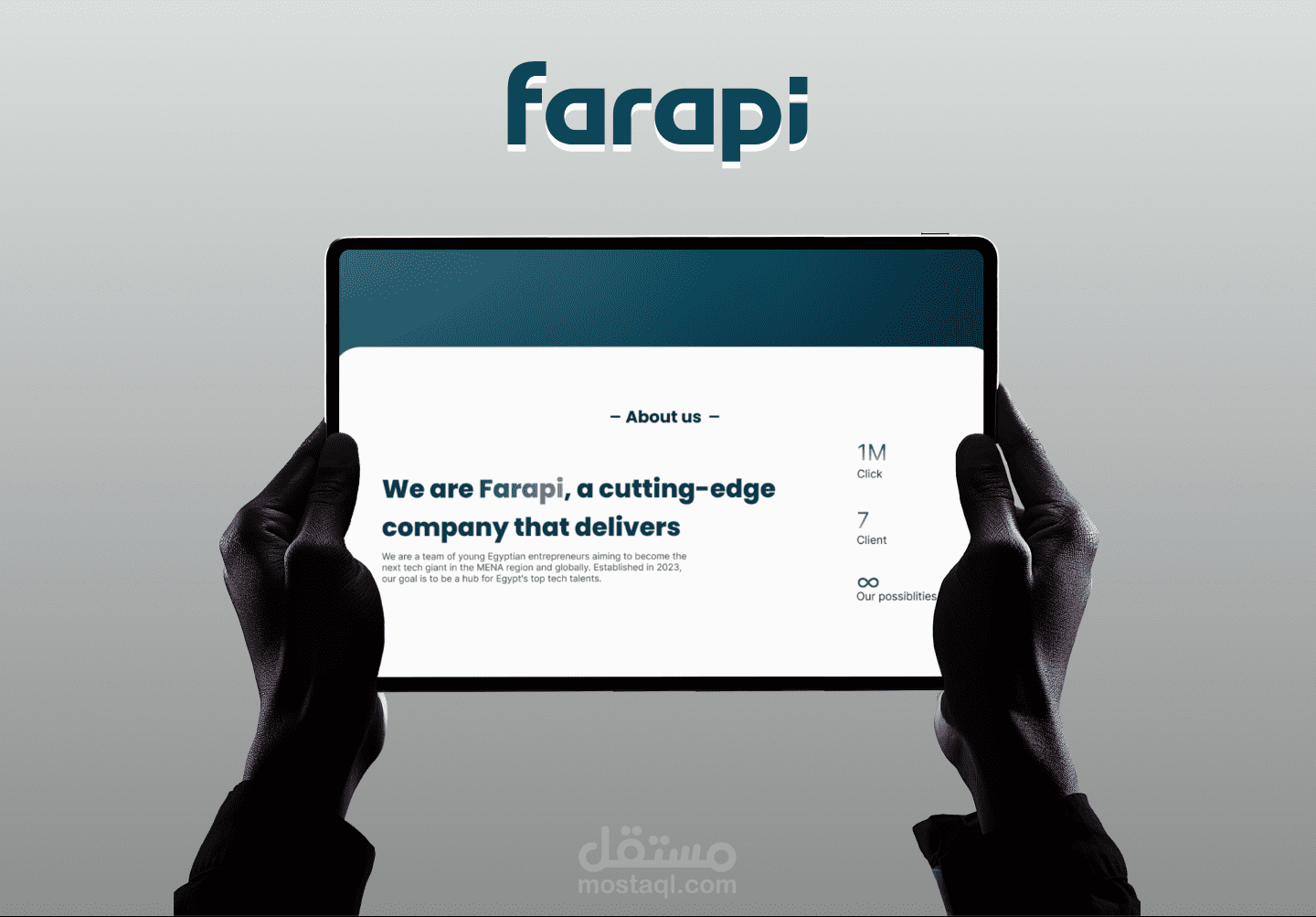 Farabi - Landing Page