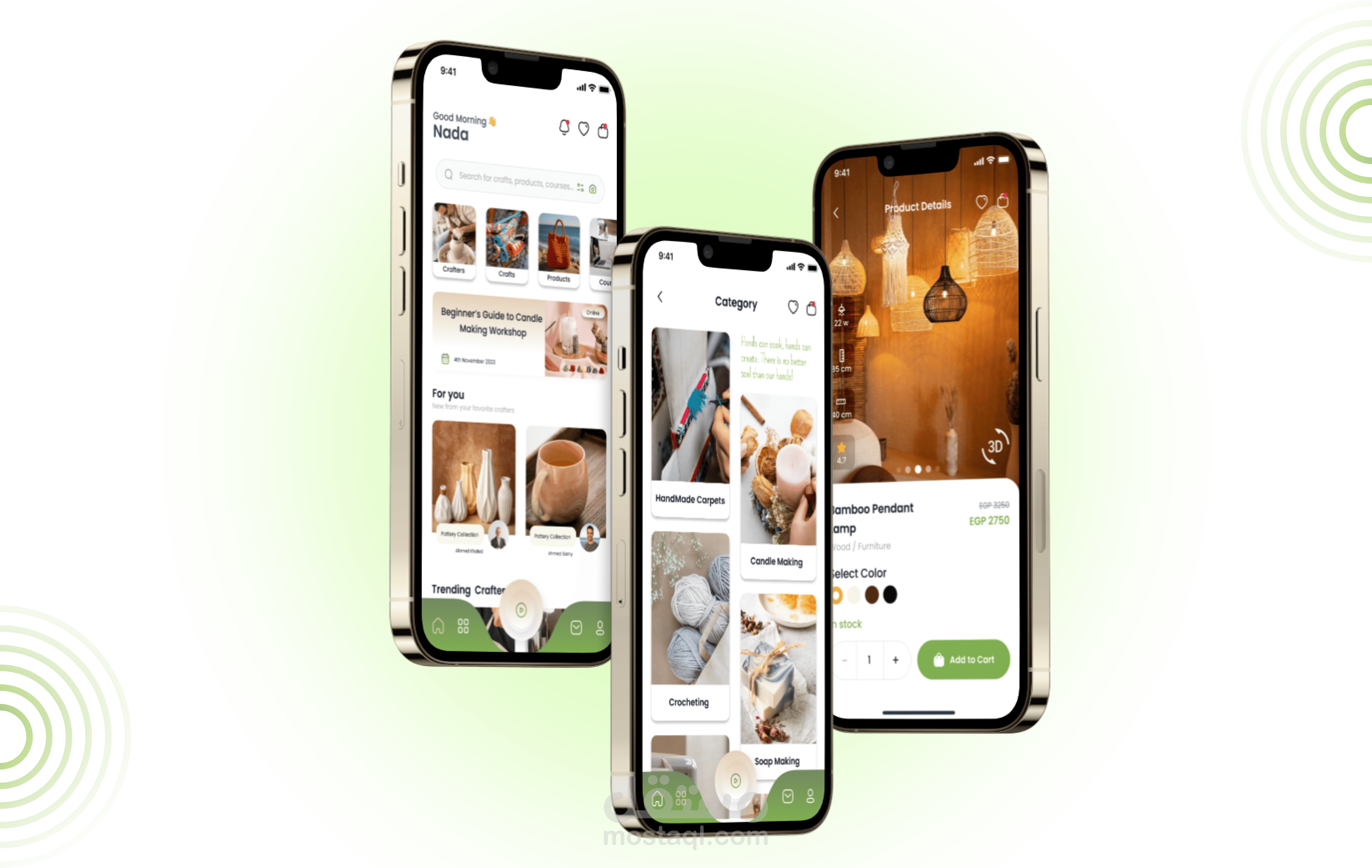 تطبيق يربط الحرفيين بالعملاء وموظفي التوصيل لتسهيل بيع وشراء المنتجات اليدوية - Handicrafts Community