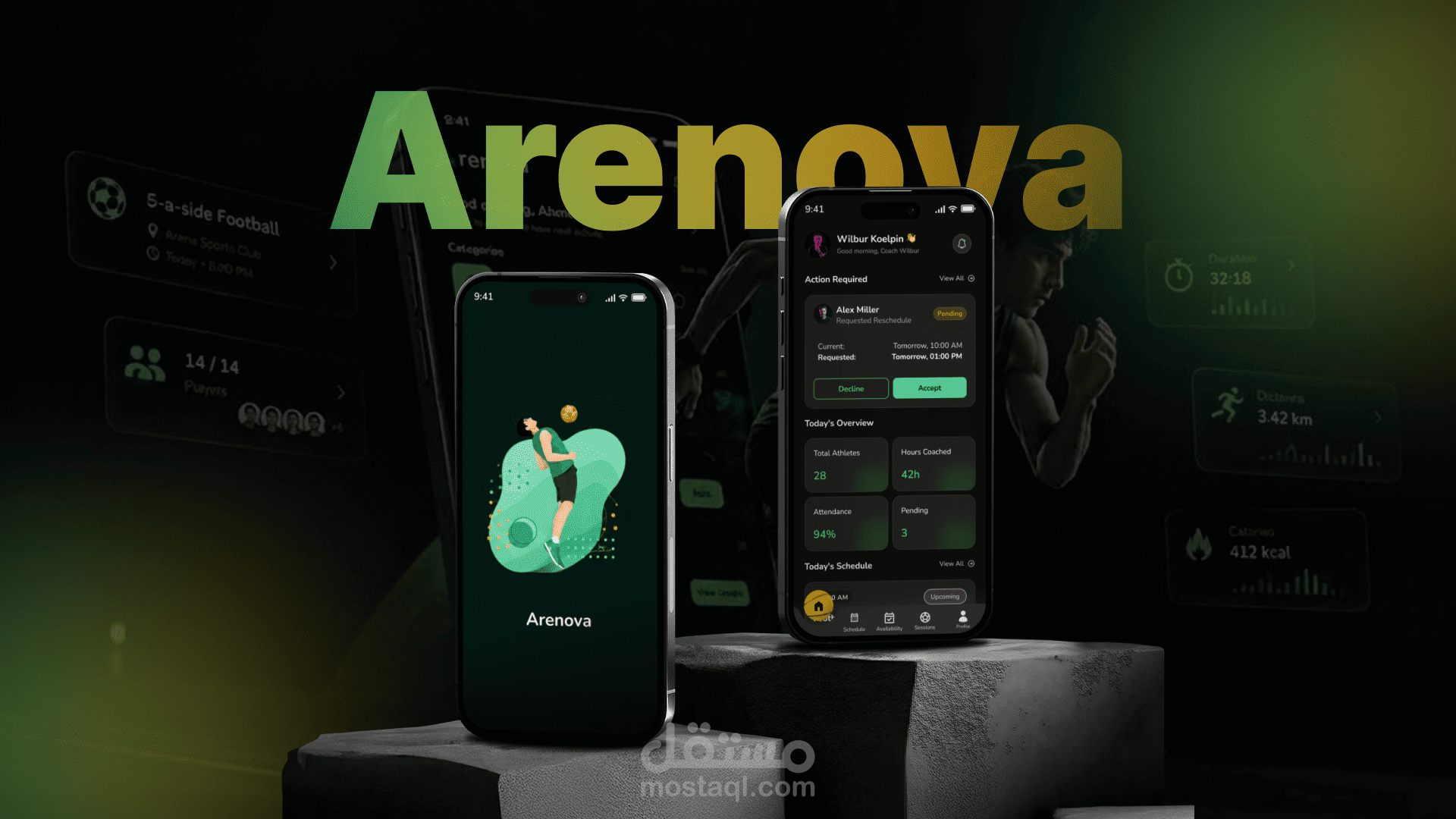 Arenova | Sports Ecosystem App – UX/UI Design