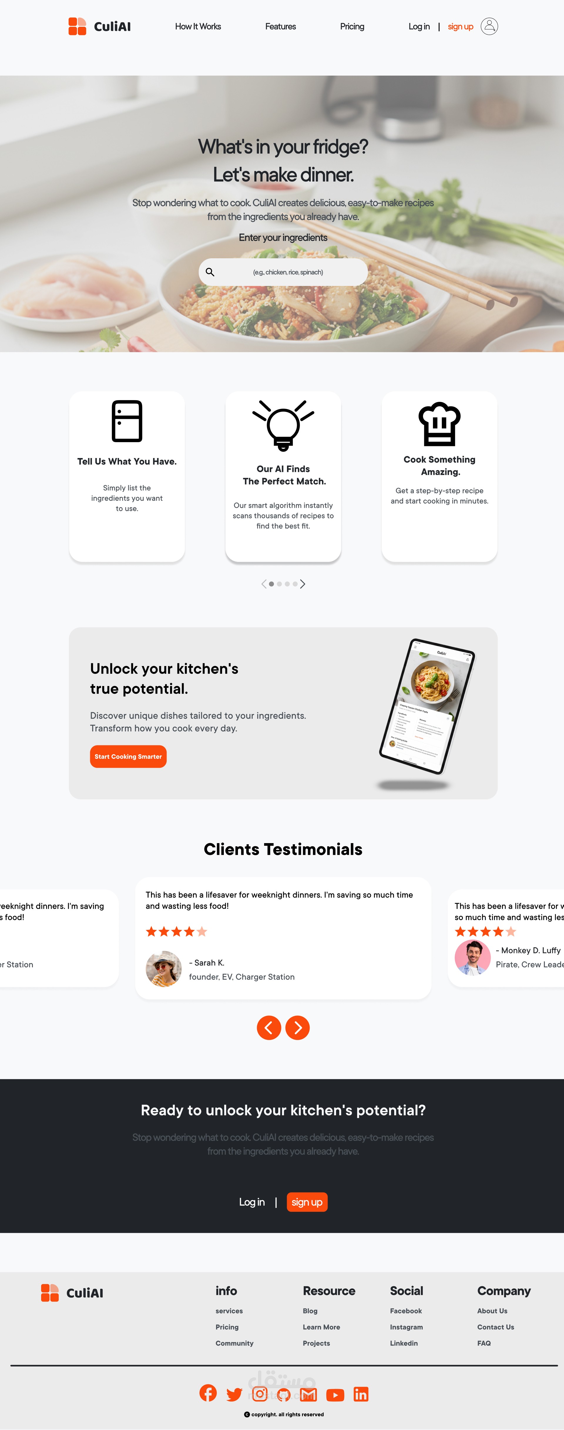 CuliAI | Cook With What You Have