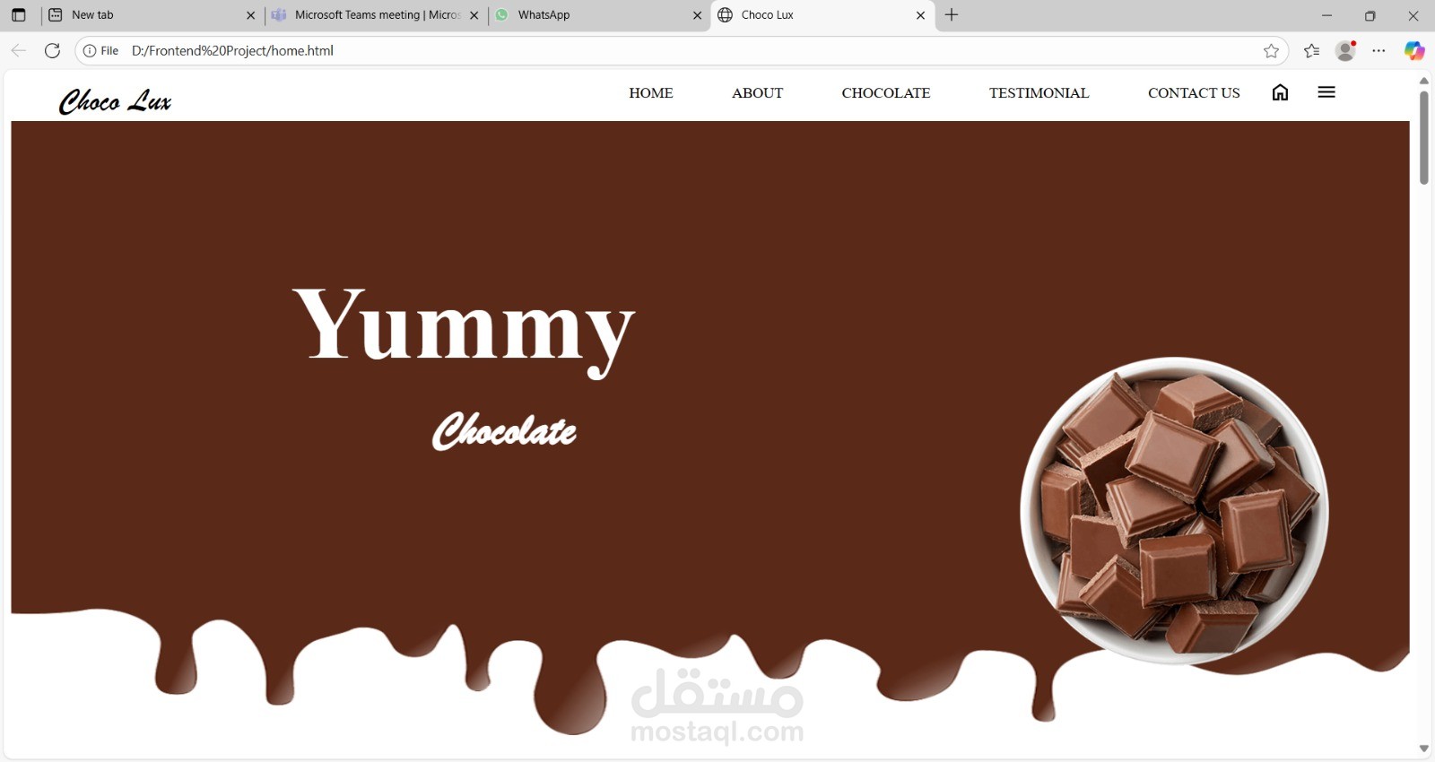Choco Lux – Online Chocolate Store
