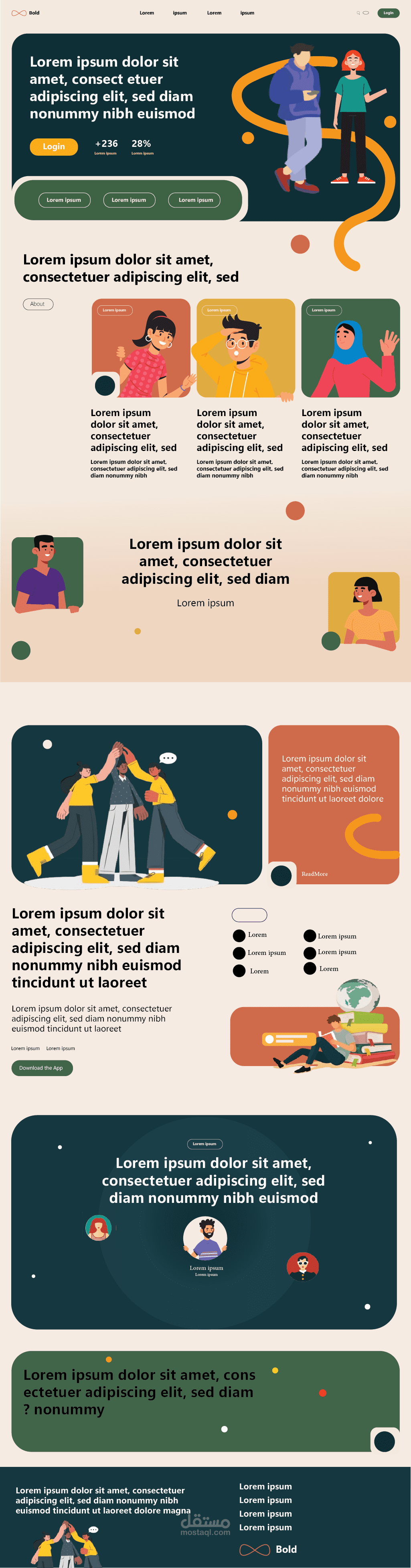 landing page