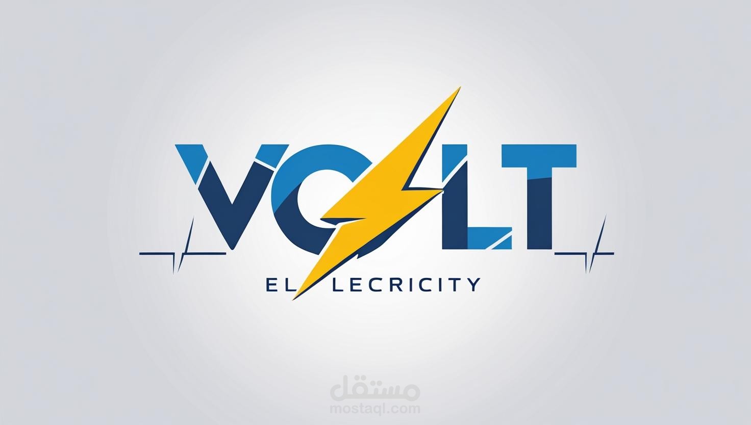 تصميم شعار لشركه كهرباء باسم VOLT
