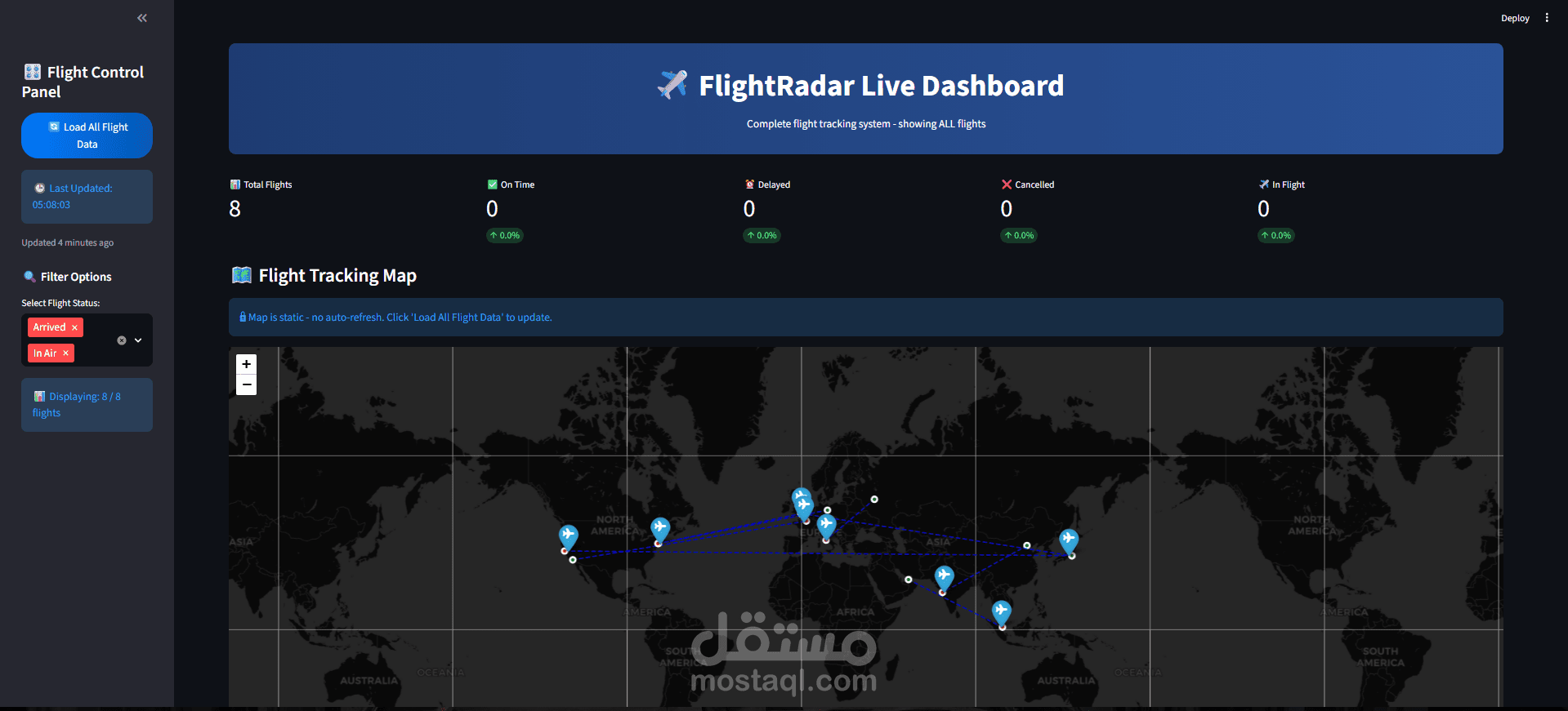 Flight Rada r- Real-Time Flight Tracking Pipeline