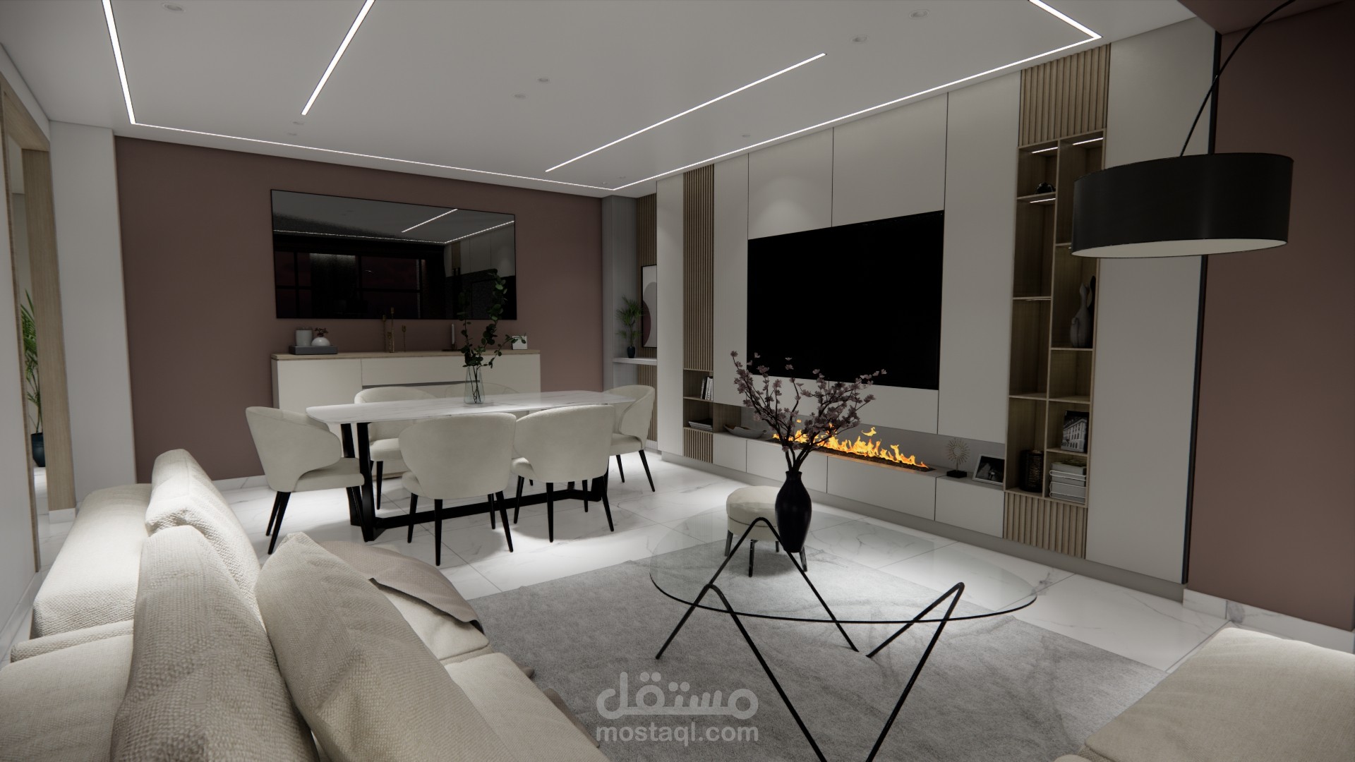 تجديد شقة باسلوب عصري