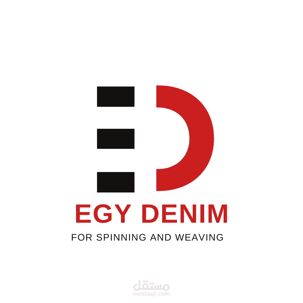 تصميم شعار شركة EGY Denim