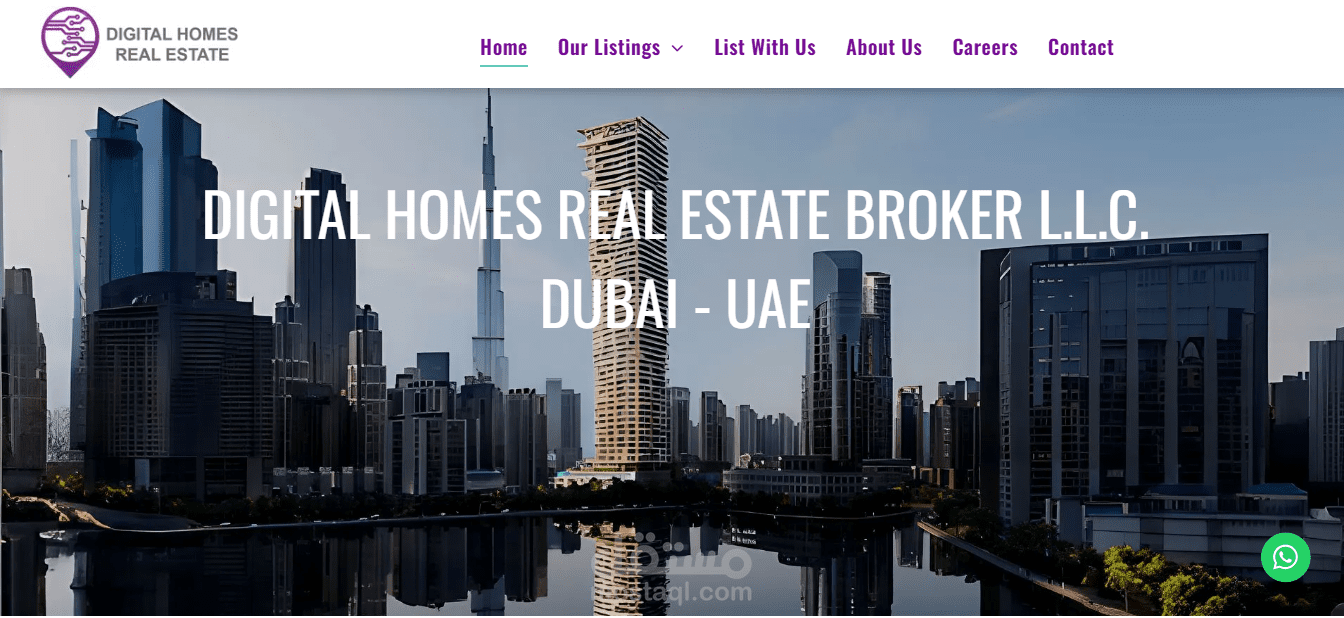 Website for real estate company