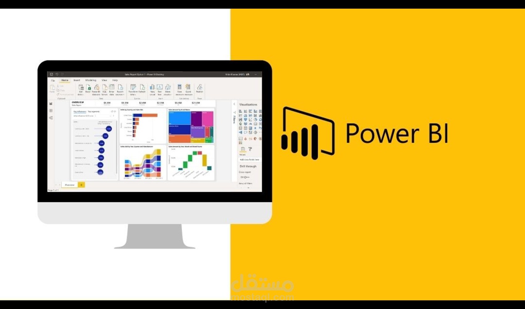 تحليل بيانات و عمل Dashboard باستخدام Power Bi