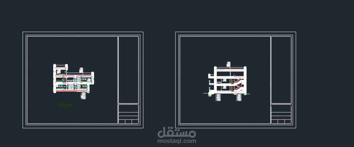 لوحه تنفيذيه لفلا سكنيه