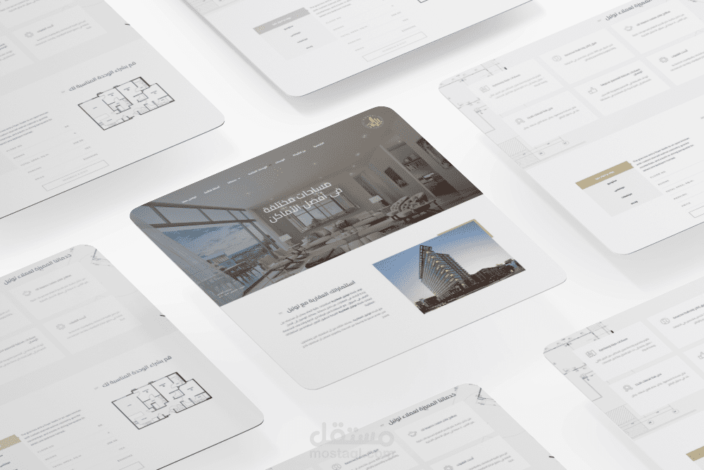تصميم و تطوير موقع عقارات
