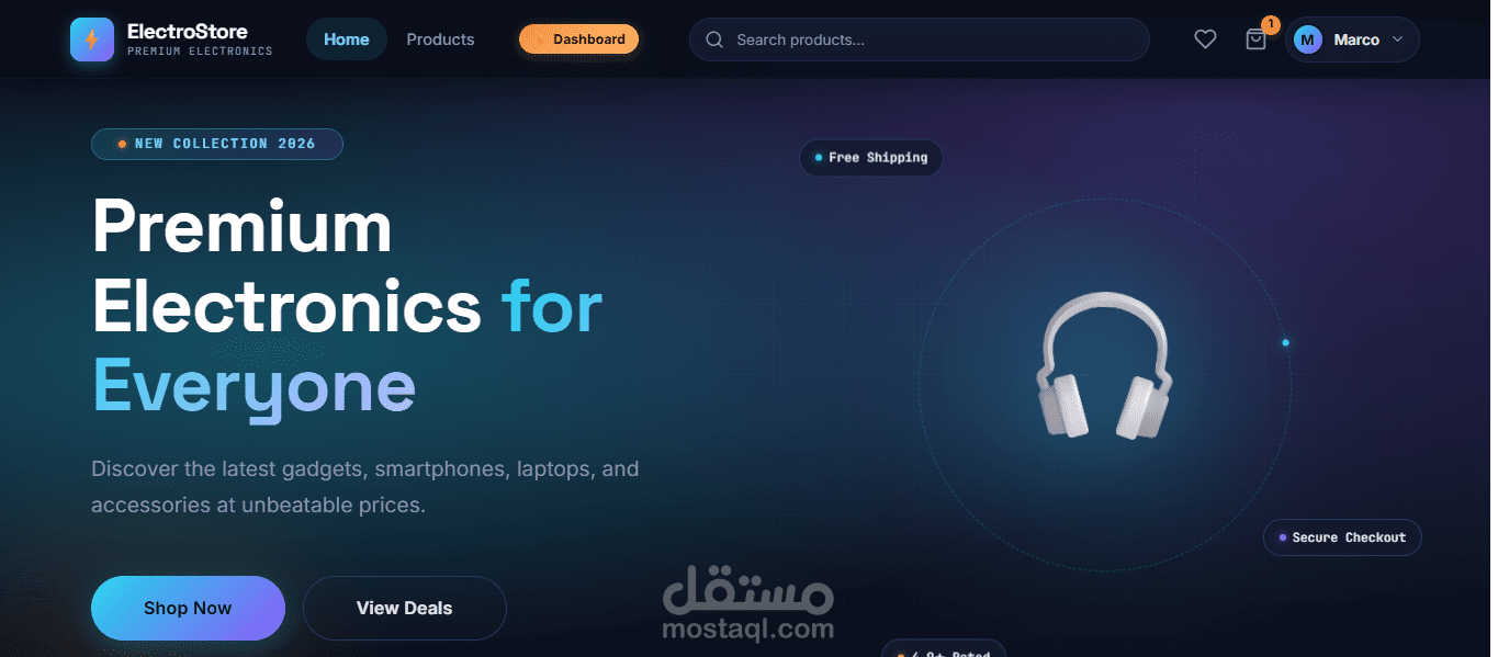 Electronics E-Commerce Store
