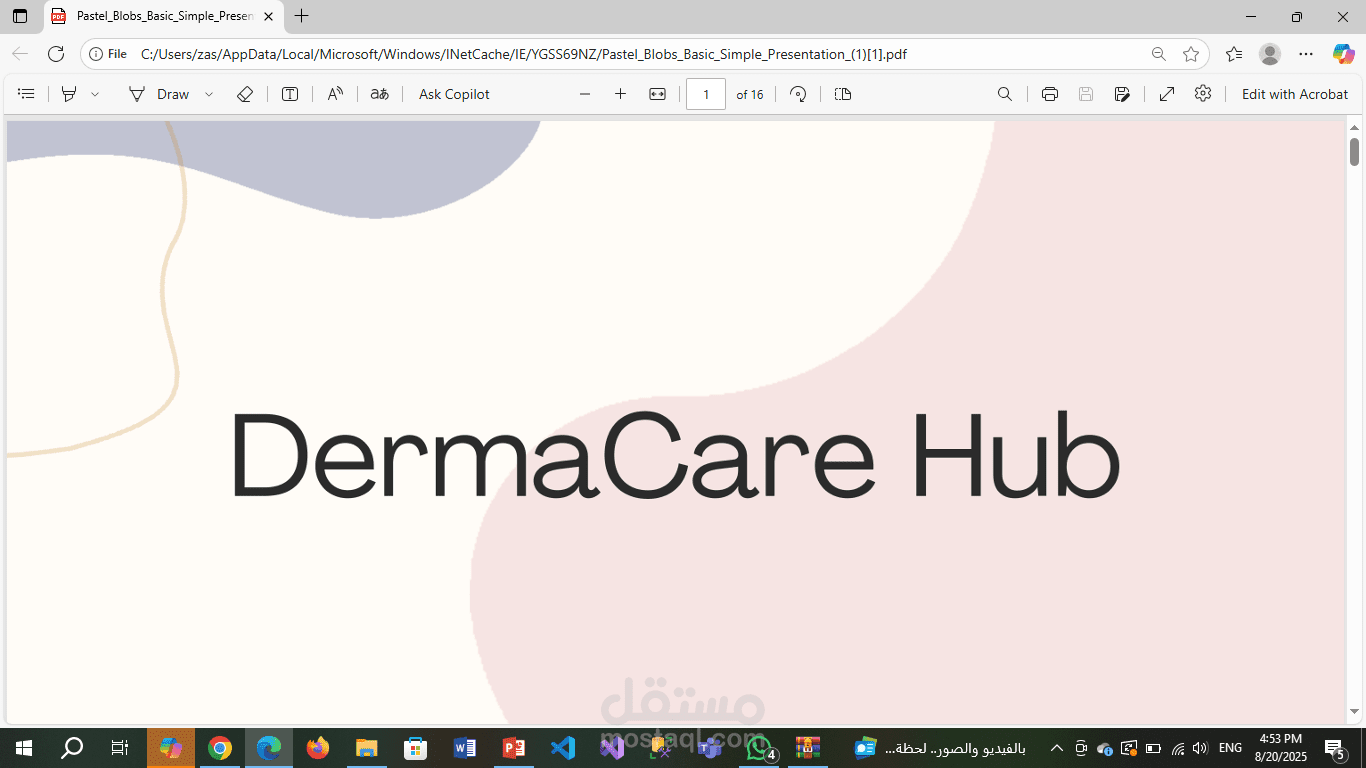DermaCare Hub( In Progress Team Project)