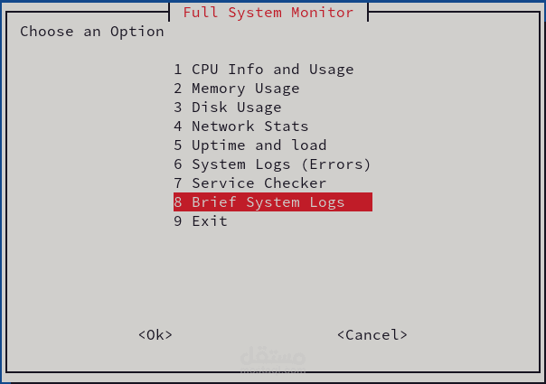 Bash-Based System Monitor