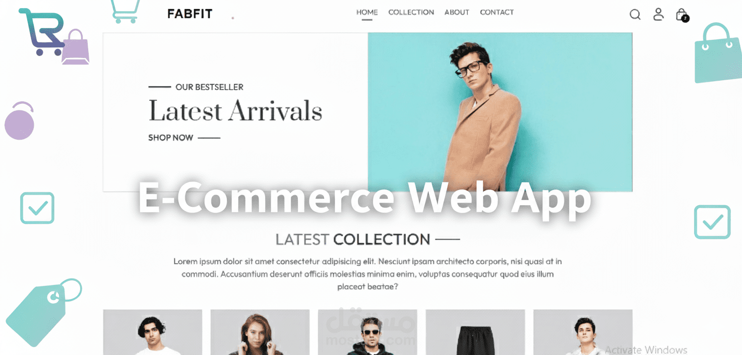 E-Commerce Web App | منصة تسوّق إلكتروني حديثة مبنية بـ React