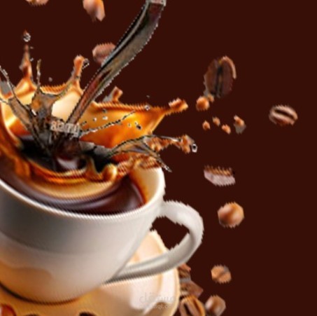 A Poster showing the luxurious costa coffee beans