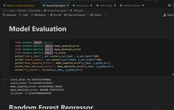 تحليل وتنبؤ بأسعار المنازل باستخدام تعلم الآلة (Machine Learning)