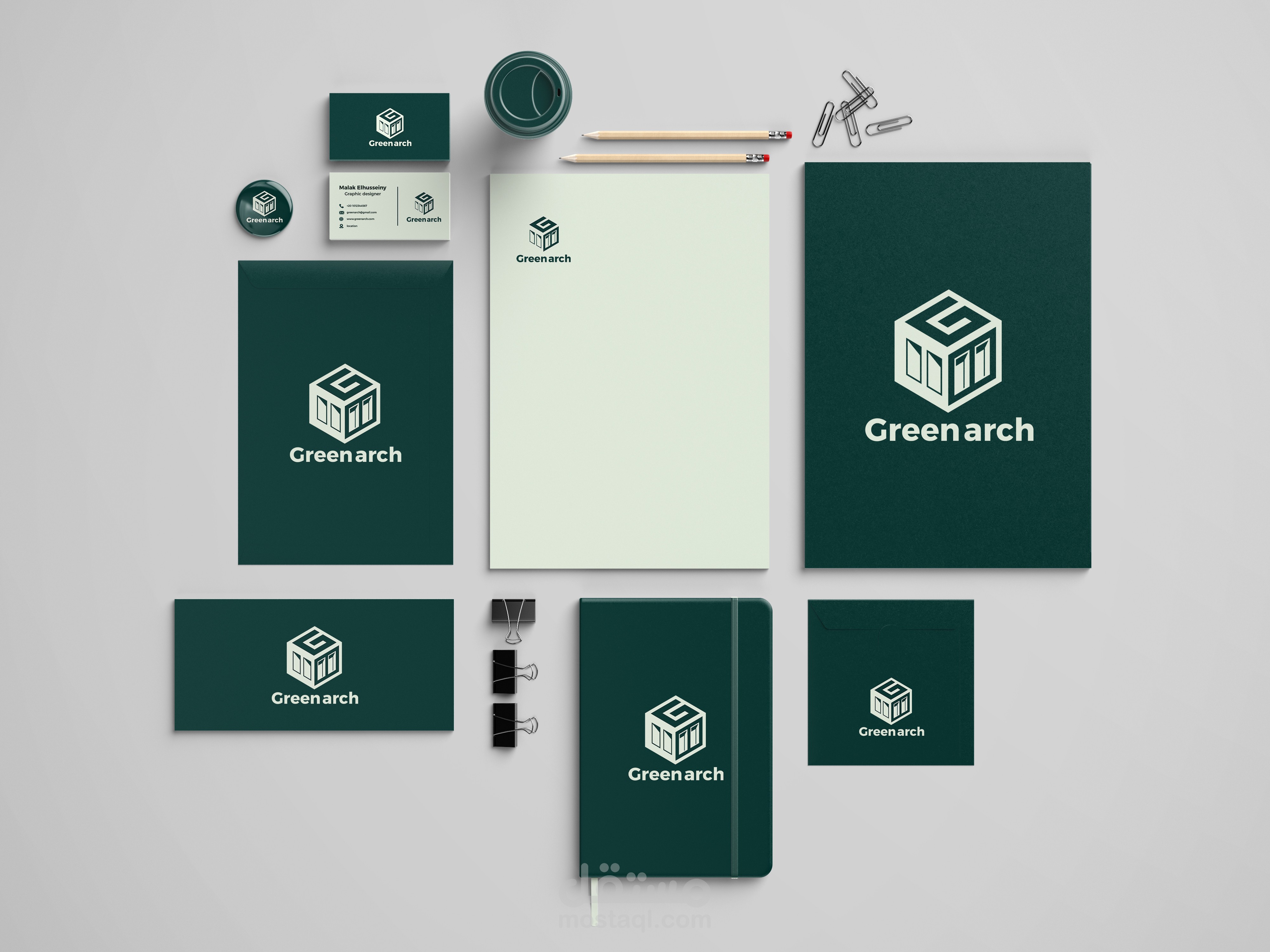 تصميم لوجو احترافي لحملة "Green arch"