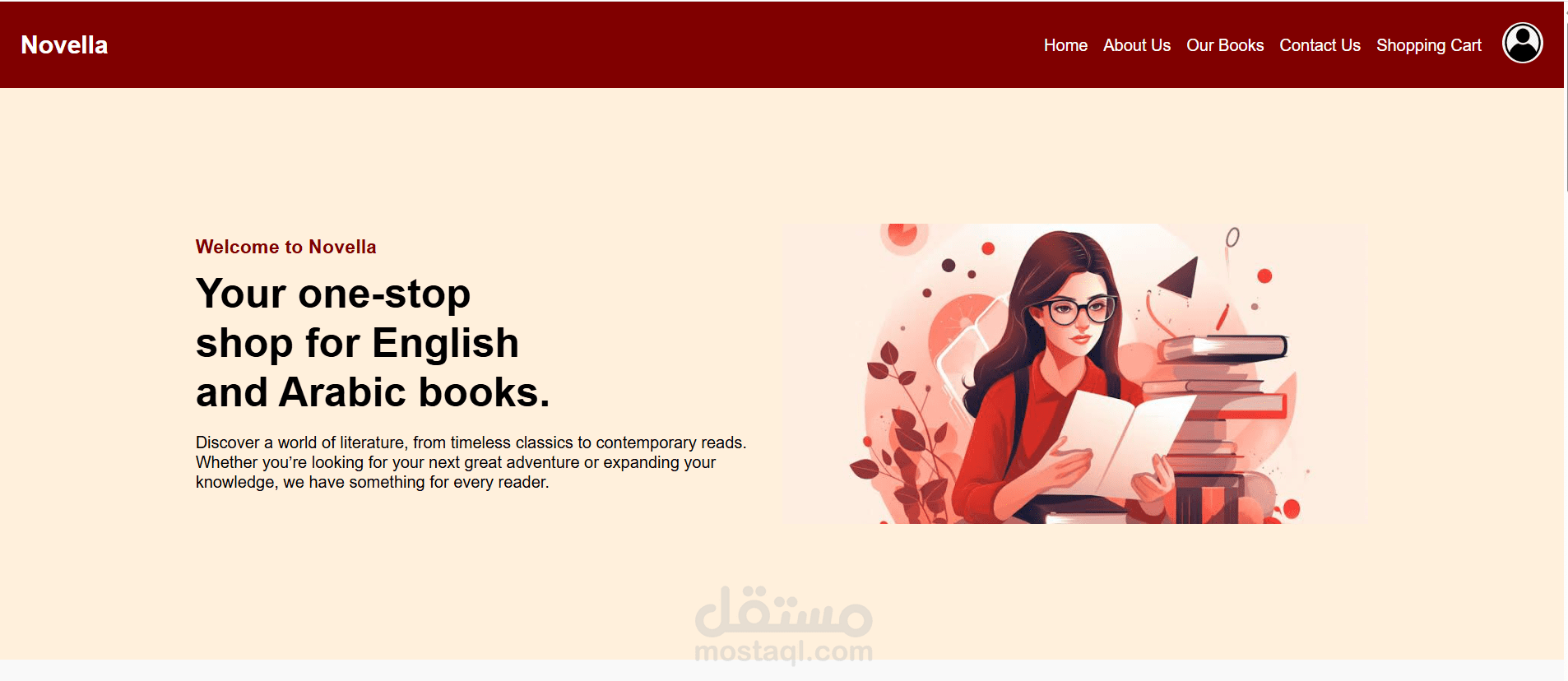 قمت بعمل موقع بسيط لمكتبه