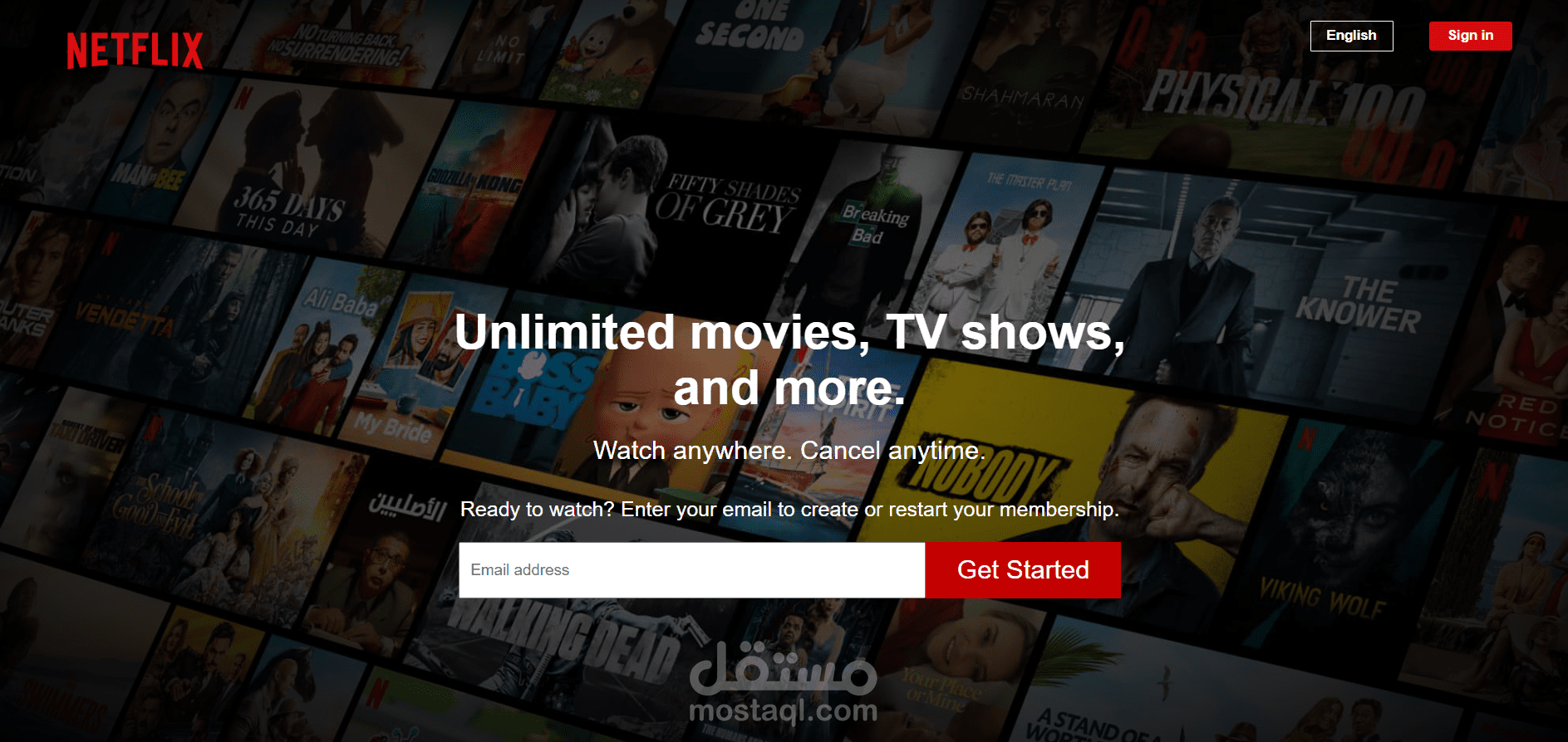 Netflix Landing Page Clone