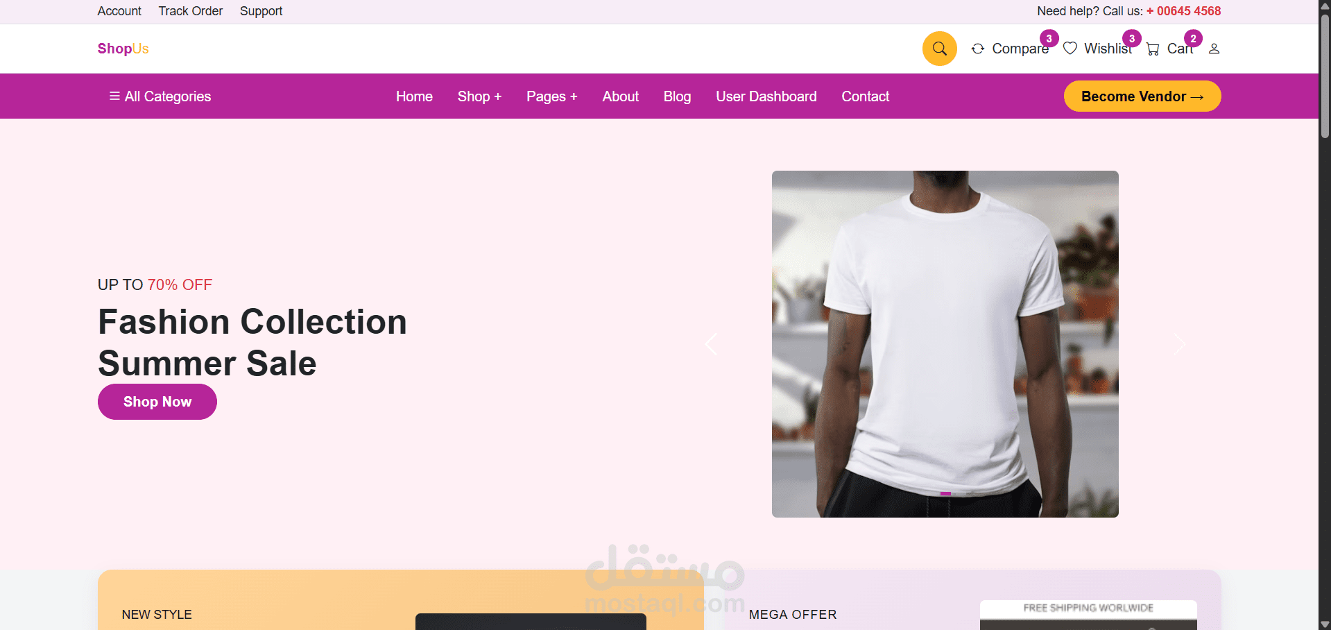 E-commerce Clone Website