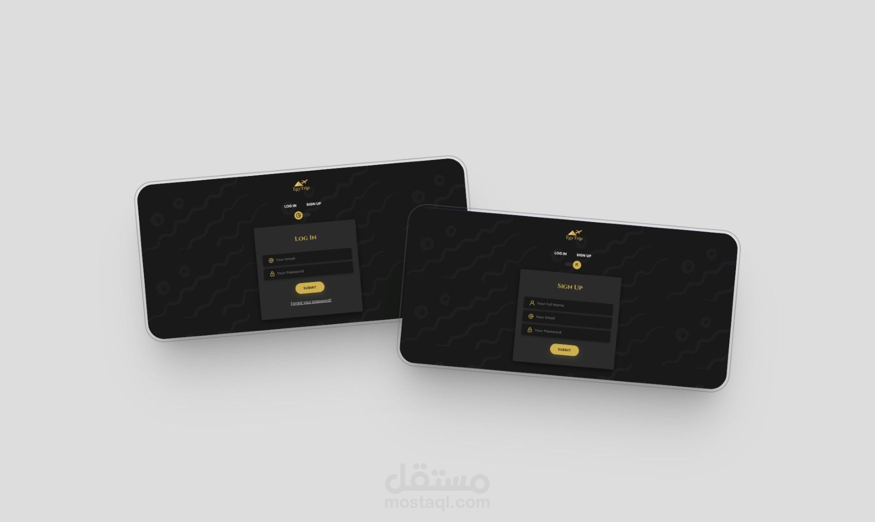 برمجة لوحة تسجيل Login and SignUp بنظام عصري ومختلف ومتجاوب
