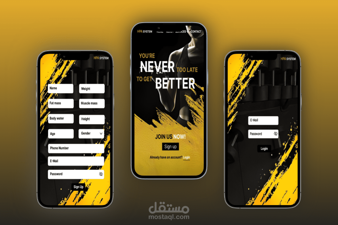 تصميم UI احترافي لموقع Sports & Nutrition باستخدام Figma